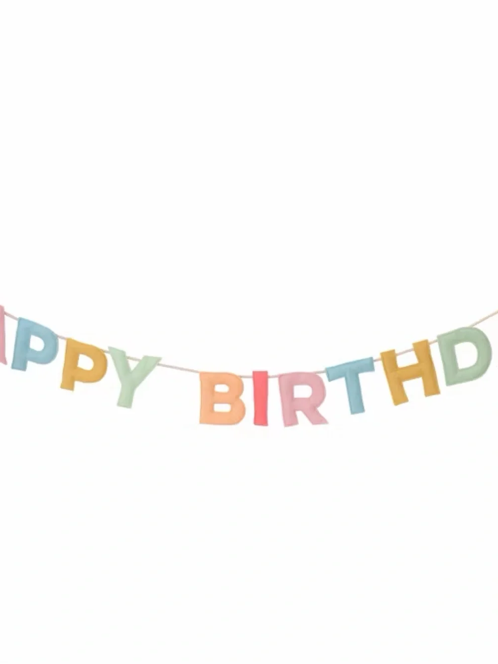 Meri Meri Felt Happy Birthday Garland Banner